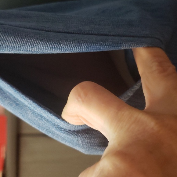 Kim Roger's Lady's Petite Capri Pants In Denim Cobalt Blue - Picture 3 of 6